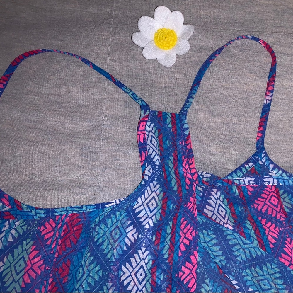 Sheer Razor Back Tank Top - Picture 3 of 3